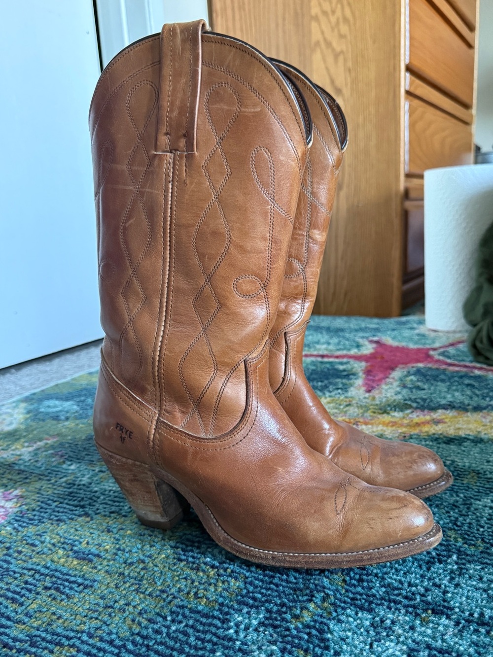 Vintage Frye Western Boots - Picture 3 of 8
